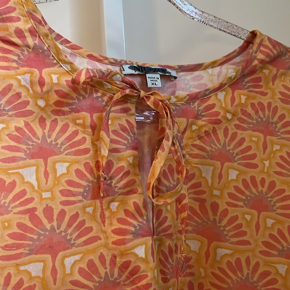 NIC + ZOE SWAN RAYS LONG SLEEVE BLOUSE. NWOT. - Picture 3 of 7